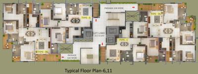 Project Image of 1800 Sq.ft 3 BHK Apartment / Flat for sale in Edappally for Rs. 15500000