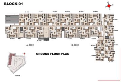 Project Image of 1430.0 - 2518.0 Sq.ft 3 BHK Apartment for buy in Casagrand Osaka