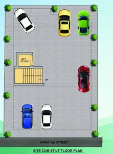 Sai Sri Lakshmi Sri Lakshmi Cluster Plan for ground Floor 1