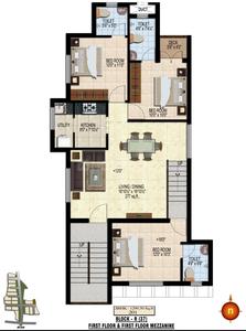 Project Image of 728.0 - 1500.0 Sq.ft 2 BHK Apartment for buy in SPS Brownstar