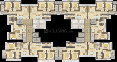Project Image of 392.0 - 644.0 Sq.ft 1 BHK Apartment for buy in Zen Gardens