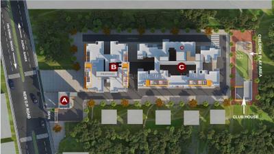 Project Image of 459.0 - 1313.0 Sq.ft 1 BHK Apartment for buy in Lunkad Akash Towers C And D