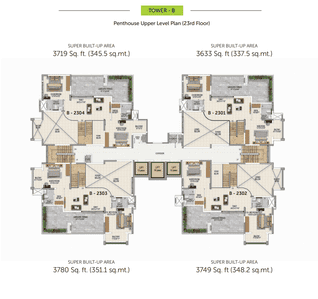 Project Image of 3720.0 - 4065.0 Sq.ft 4 BHK Duplex for buy in Sattva Magnificia