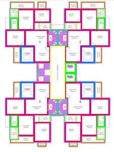 Project Image of 1307.0 - 1570.0 Sq.ft 3 BHK Apartment for buy in Starlight Titania Phase I