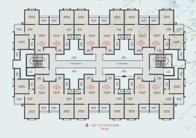 Project Image of 520.0 - 720.32 Sq.ft 1 BHK Apartment for buy in Shrushti Sai Blessings