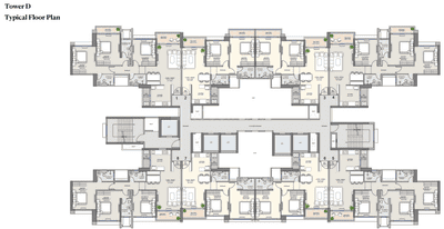 Project Image of 746.0 - 1166.0 Sq.ft 2 BHK Apartment for buy in Supreme Rivana Ph I
