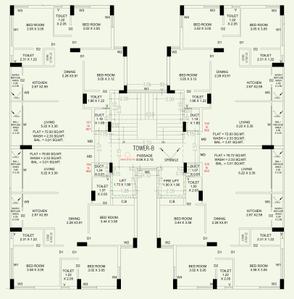 Project Image of 785.01 - 967.68 Sq.ft 3 BHK Apartment for buy in Viral Vatika