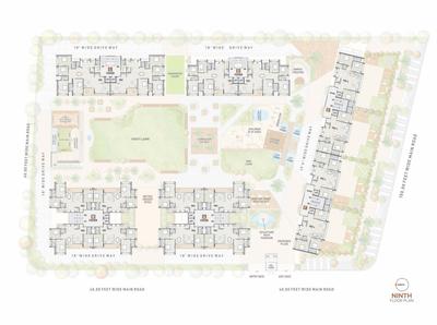 Project Image of 1950 Sq.ft 3 BHK Apartment / Flat for sale in Koba for Rs. 17700000