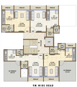 Project Image of 0.0 - 375.0 Sq.ft 1 BHK Apartment for buy in Alka Chandrakant Patil Shantai Harmony