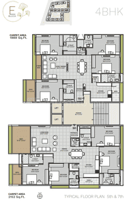 Project Image of 1911.0 - 6203.0 Sq.ft 3 BHK Apartment for buy in Avadh Ercole