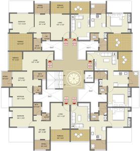 Project Image of 607.0 - 766.0 Sq.ft 1 BHK Apartment for buy in Royal Gardenia