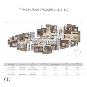 Project Image of 1902.92 - 3360.5 Sq.ft 3 BHK Apartment for buy in Purva Orient Grand