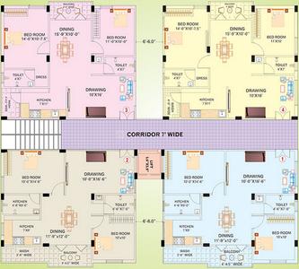Project Image of 1100.0 - 1105.0 Sq.ft 2 BHK Apartment for buy in Lakshmi Gardenia