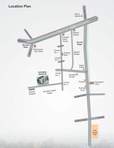 Radhe Govinda Heights Location Plan 1