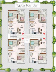 Project Image of 0.0 - 1099.96 Sq.ft 2 BHK Apartment for buy in Sunyuga Prakruthi