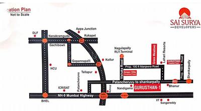 Sai Surya Gurusthan Location Plan 1