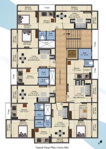 Project Image of 510.0 - 650.0 Sq.ft 1 BHK Apartment for buy in Arya Residency