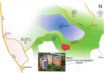 Project Image of 1071.0 - 3100.0 Sq.ft 2 BHK Apartment for buy in NBCC Valley View