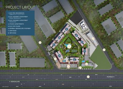 Project Image of 2050 Sq.ft 4 BHK Apartment / Flat for sale in Punawale for Rs. 19000000