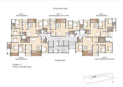 Project Image of 1089.95 - 2893.34 Sq.ft 3 BHK Apartment for buy in Lodha Altero