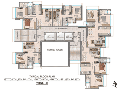 Project Image of 512 Sq.ft 1 BHK Apartment / Flat for sale in Bhayandar East for Rs. 8200000