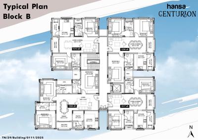 Project Image of 836.0 - 1594.0 Sq.ft 2 BHK Apartment for buy in Hansa Centurion