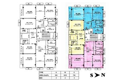 Project Image of 0.0 - 1010.0 Sq.ft 2 BHK Apartment for buy in Beyond Bidhan Residency