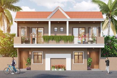 Redbricks Pristine Villas Elevation 1