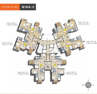 Project Image of 959.0 - 1850.0 Sq.ft 2 BHK Apartment for buy in Puravankara Purva Scarlet Terraces