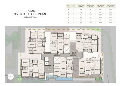 Project Image of 1277.0 - 1788.0 Sq.ft 3 BHK Apartment for buy in Purti Tatsam