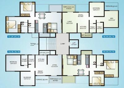 Project Image of 606.0 - 1077.0 Sq.ft 1 BHK Apartment for buy in Vastu Buildcorp River Nest