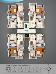 Project Image of 875.0 - 1462.0 Sq.ft 2 BHK Apartment for buy in Saket Nagar Phase II