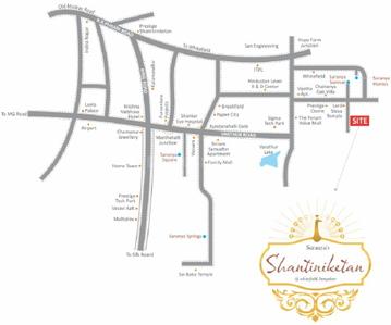 Project Image of 1030.0 - 1480.0 Sq.ft 2 BHK Apartment for buy in Saranya Shantiniketan