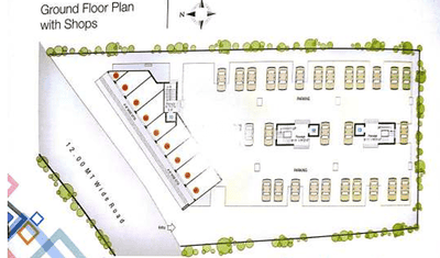 Shree Hari Cluster Plan for ground Floor 1