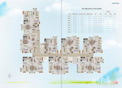 Project Image of 615.0 - 970.0 Sq.ft 2 BHK Apartment for buy in Global Lake View