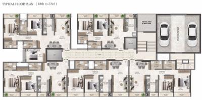 Project Image of 589.0 - 673.0 Sq.ft 2 BHK Apartment for buy in Suswagatam CHS Adityaraj Landmark