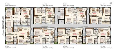 Project Image of 985.0 - 1590.0 Sq.ft 2 BHK Apartment for buy in Amoga Sai Residency