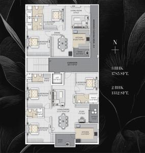 Project Image of 1331.93 - 1784.98 Sq.ft 2 BHK Apartment for buy in ISTA NR Square
