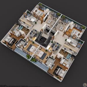 Project Image of 2200.0 - 2700.0 Sq.ft 4 BHK Apartment for buy in Anant Luxury Floors