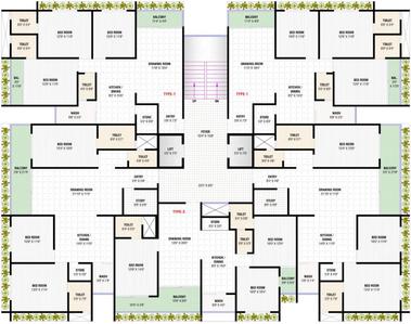 Project Image of 835.17 - 1117.08 Sq.ft 3 BHK Apartment for buy in Sarvatra Aryan Imperial