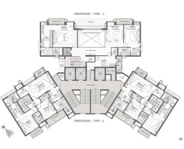 Project Image of 1300 Sq.ft 3 BHK Apartment / Flat for sale in Gujarat International Finance Tec City for Rs. 32500000