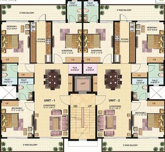Project Image of 828.0 - 1085.0 Sq.ft 2 BHK Apartment for buy in Omaxe Greens Phase II