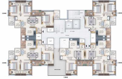 Project Image of 1200 Sq.ft 3 BHK Apartment / Flat for sale in Dhayari for Rs. 10500000