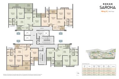 Project Image of 836.0 - 2023.0 Sq.ft 2 BHK Apartment for buy in Rohan Saroha