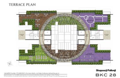 Project Image of 639.0 - 712.0 Sq.ft 2 BHK Apartment for buy in Shapoorji Pallonji BKC 28