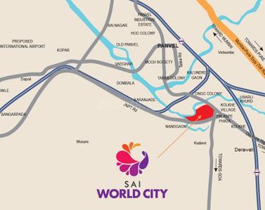 Project Image of 533.78 - 1602.75 Sq.ft 2 BHK Apartment for buy in Paradise Sai World City Phase 3