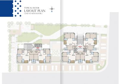 Project Image of 1041.19 - 1230.42 Sq.ft 3 BHK Apartment for buy in Hilltown Paradise