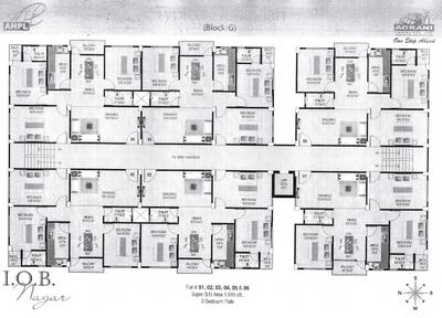 Project Image of 612.0 - 1300.0 Sq.ft 1 BHK Apartment for buy in Agrani IOB Nagar G To J