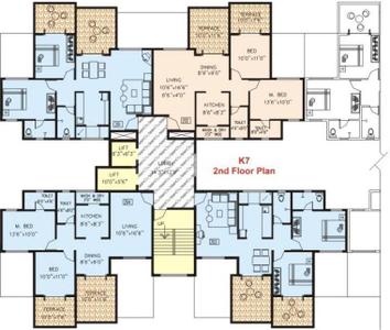 Project Image of 885.0 - 1062.0 Sq.ft 2 BHK Apartment for buy in Kate Puram Phase 2
