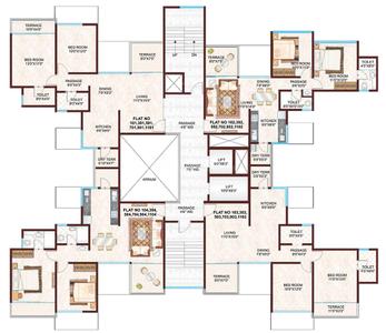 Project Image of 580.61 - 633.35 Sq.ft 2 BHK Apartment for buy in Pharande L Axis Phase 1 Cluster B